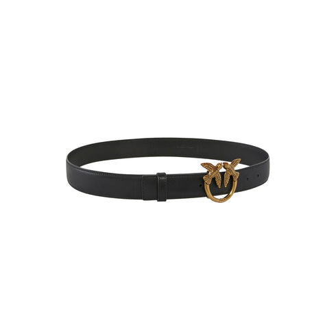 Pinko Cintura Cintura Donna Love Berry H3 Nero oro P25 - PINKO 100125A0F1 - Z99Q - XS - Francavilla Moda
